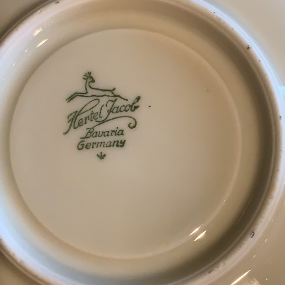 Vintage Hertel Jacob Child Demitasse Teacup Saucer - Picture 8 of 10